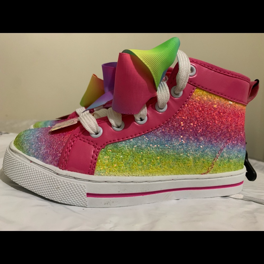 Jojo Siwa rainbow shoes